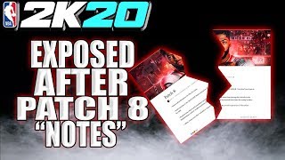 NBA 2K20 NEWS - 2K EXPOSED FOR NOT HAVING FULL PATCH 8 "NOTES"