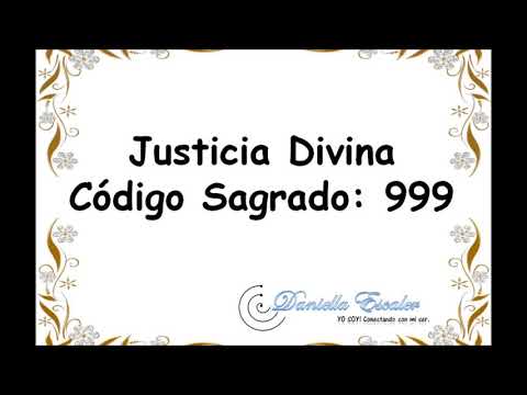 Decreto con Código Justicia Divina