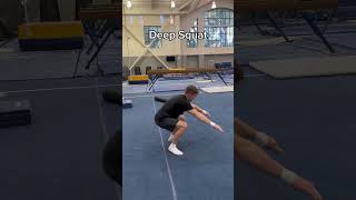 Sticking actually does not give you any points  #gymnastics #gymnast #sports #ncaa #stick #ncaa