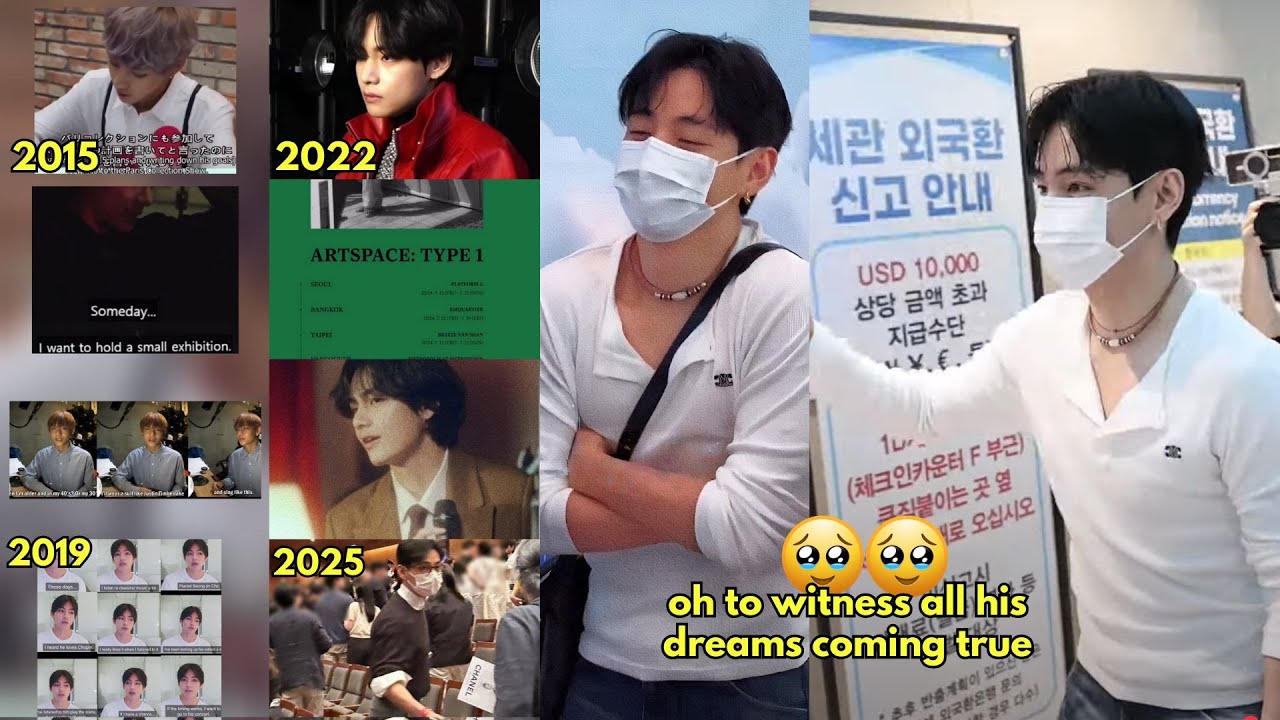 The way Kim Taehyung brings his dreams to life and keeps his promises is worth studying😎