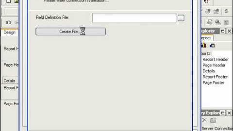 Crystal Reports Tutorial Field Definitions Only Business Objects Training Lesson 2.9
