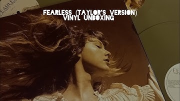 ✨ Unboxing Fearless (Taylor’s Version) GOLD 3LP Vinyl #taylorswift #musician