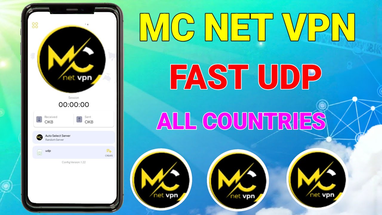 How to set up Mc Net VPN with Fast UDP settings for All Networks for fast and secure 