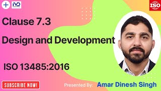 Information ISO 13485:2016 Medical Device -QMS|Clause 7.3 Design and Development |L-9| Research and Development Update