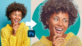 Vector Art Effect with a PSD Template - Photoshop Tutorial