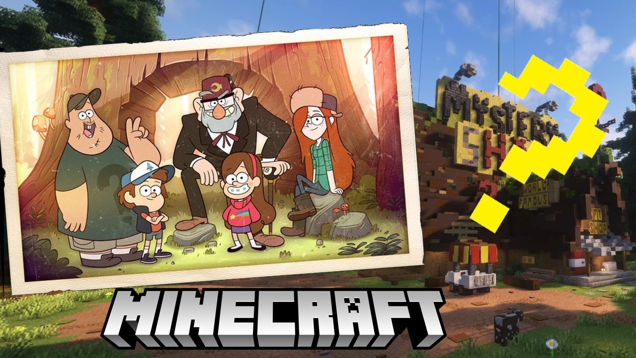 Летние приключения в Гравити Фолз, но это Майнкрафт