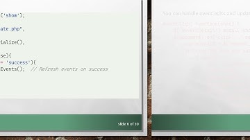 How to Handle Fullcalendar Event Add/Edit and Resize without Page Refresh