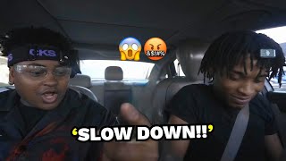 Derek King Teaches Paidway T.O How To DRIVE..🚘😂 *gone wrong*