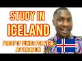 PROOF OF FUNDS FOR ICELAND STUDY VISA