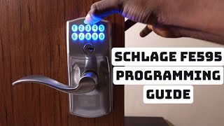 How to Reset/Reprogram Schlage FE595 Keypad Door Lock