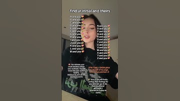 find ur initial and theirs#fyp #crush #sad #love#fy #fyp #yoursign #initials