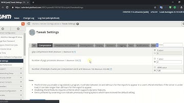 WHM Tweak Settings