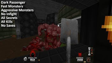 Episode 1 done quick | Doom E1M4, E1M5, E1M6, E1M7, E1M8 | UV-max, 100% | Dark Passenger 1.2