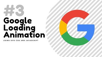 Google Loading Animation using HTML CSS & JavaScript