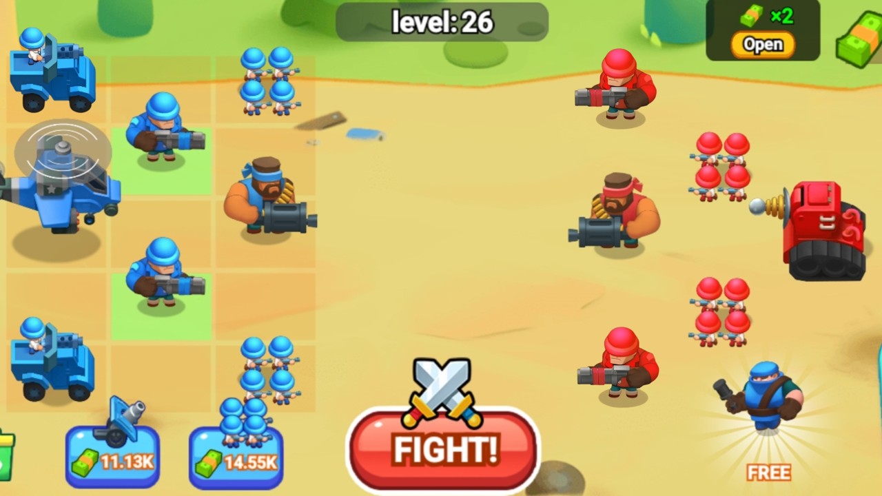 Merge Army World War — Merge Master --FusionGames