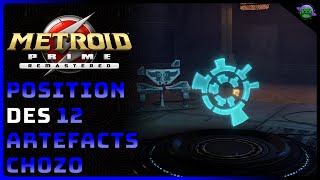 Metroid Prime Remastered - Position des 12 Artefacts