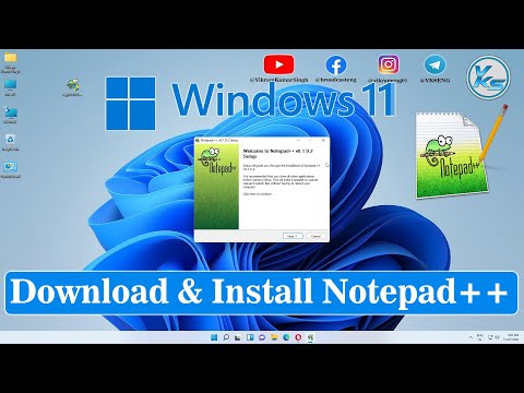 ✅ How To Download And Install Notepad++ 8.1.9.2 On Windows 11