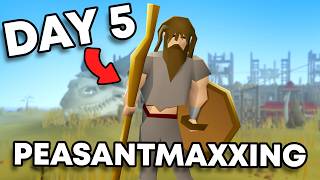 This Man Will Defeat Runescape's Colosseum | PeasantMaxxing (#2)
