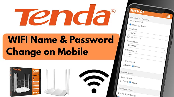 How to Change Tenda WiFi Name & Password on Mobile 🔥(Step by Step Guide)