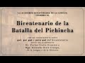 Celebración del Bicentenario de la Batalla del Pichincha