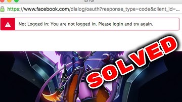PALADINS : Facebook log in problem SOLVED ! "Log In Via Facebook" Bug