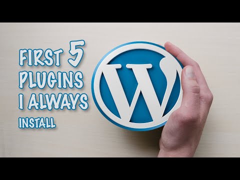 The first 5 plugins I install on WordPress 2023