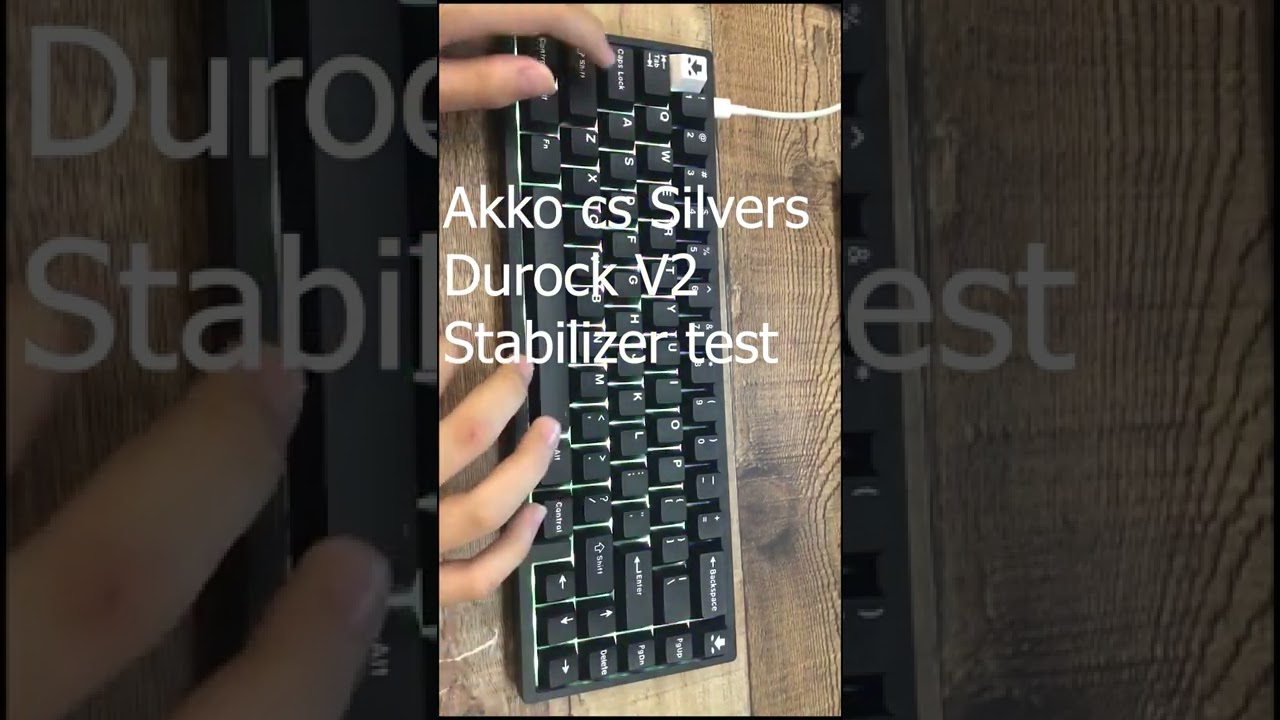 Durock V2 Stabilizer test with Silvers 