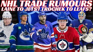 NHL Trade Rumours - Leafs, NYR, Sens, Sabres, Canucks, Laine to Jets? Langenbrunner Leaves Bruins