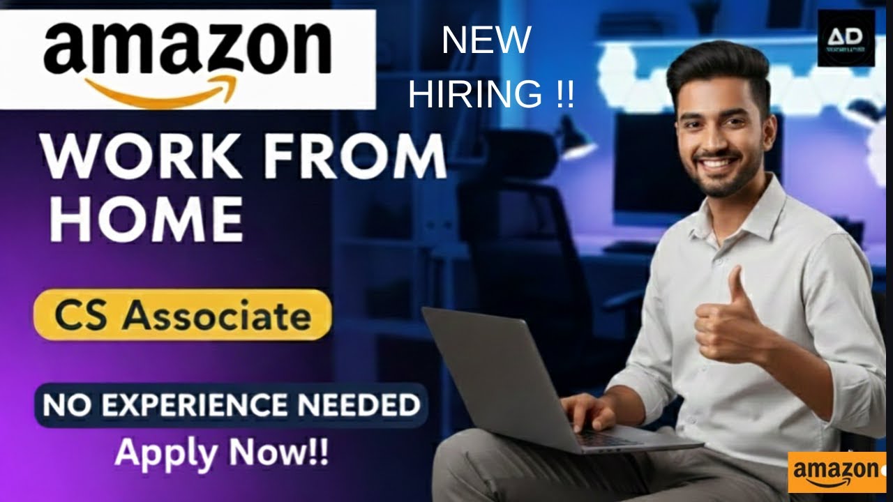 Amazon Work From Home Job | CS Associate Job 2025 | freshers Can apply ...