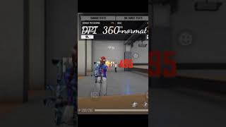 How Dpi works free fire#shorts