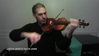 Jascha Heifetz Violin Demonstration Featuring  Cyrus Beroukhim