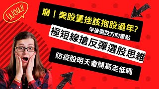 美國指數大跌頸線滿足？｜明天亂砍在阿呆谷？｜搶反彈的選股邏輯｜防疫股會開高走低嗎？