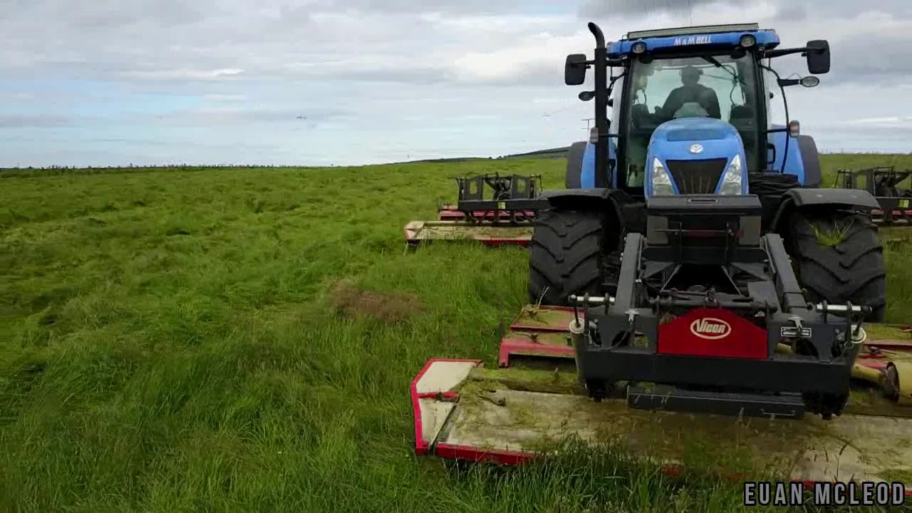Mowing 2017 New holland T7.270 T7.235