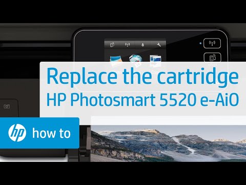 Replace the Cartridge | HP Photosmart 5520 e-All-in-One Printer | HP