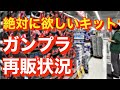 【ガンプラ再販】整理券を求めた結果・・・あの超～デカいレアキットが数時間後に追加！？知らなかった再販キットに遭遇したので迷わず購入！！