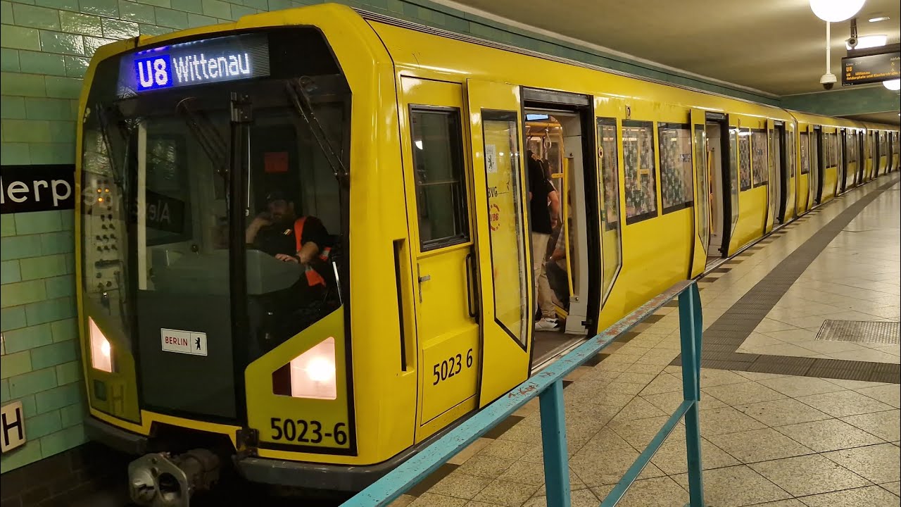 Mitfahrt in der U8 von Hermannstraße bis Alexanderplatz im H97 5023-6