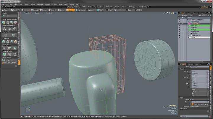 MODO 10.2 Mesh Fusion -- **Getting Started**