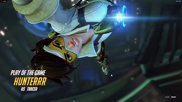 Tracer Quintuple Kill  PLAY OF THE GAME Highlight Overwatch