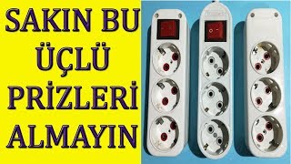 Sakin Bu Üçlü Pri̇zleri̇ Almayin Üçlü Priz Incelemesi Üçlü Priz Yapımıüçlü Fiş Bağlantısı