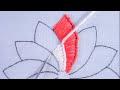 hand embroidery elegant blanket stitch variation colorful floral design with easy following tutorial