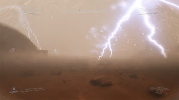 [UE5] Mars Sandstorm Procedural Lightning Niagara VFX Improvements (WIP)