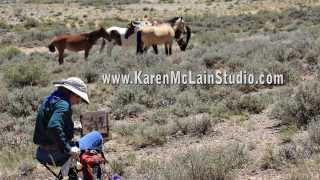 Painting Wild Horses, www.karenmclainstudio.com