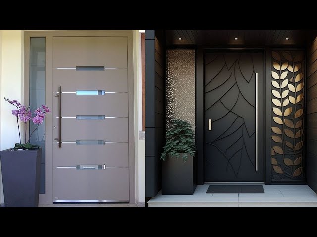 Puerta De Entrada Principal De Casas De Lujo