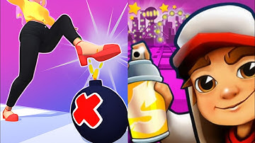 Subway Surfers vs Tippy Toe 3D - Android,ios Gameplay Walkthrough All Levels Game EP8