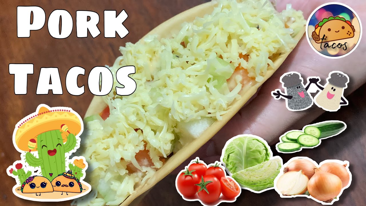 Tacos || QUICK & EASY SNACK || Pork Tacos || SIMPLE FILIPINO STYLE