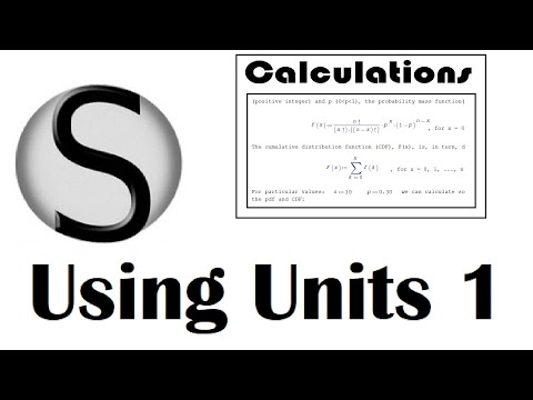 4.22 SMath Studio: Using Units in Calculations (Part 1)