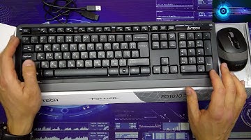 A4Tech Fstyler FG1010 Black/Gray за 25$ - огляд бездротового комплекту (клавіатура + миша)!