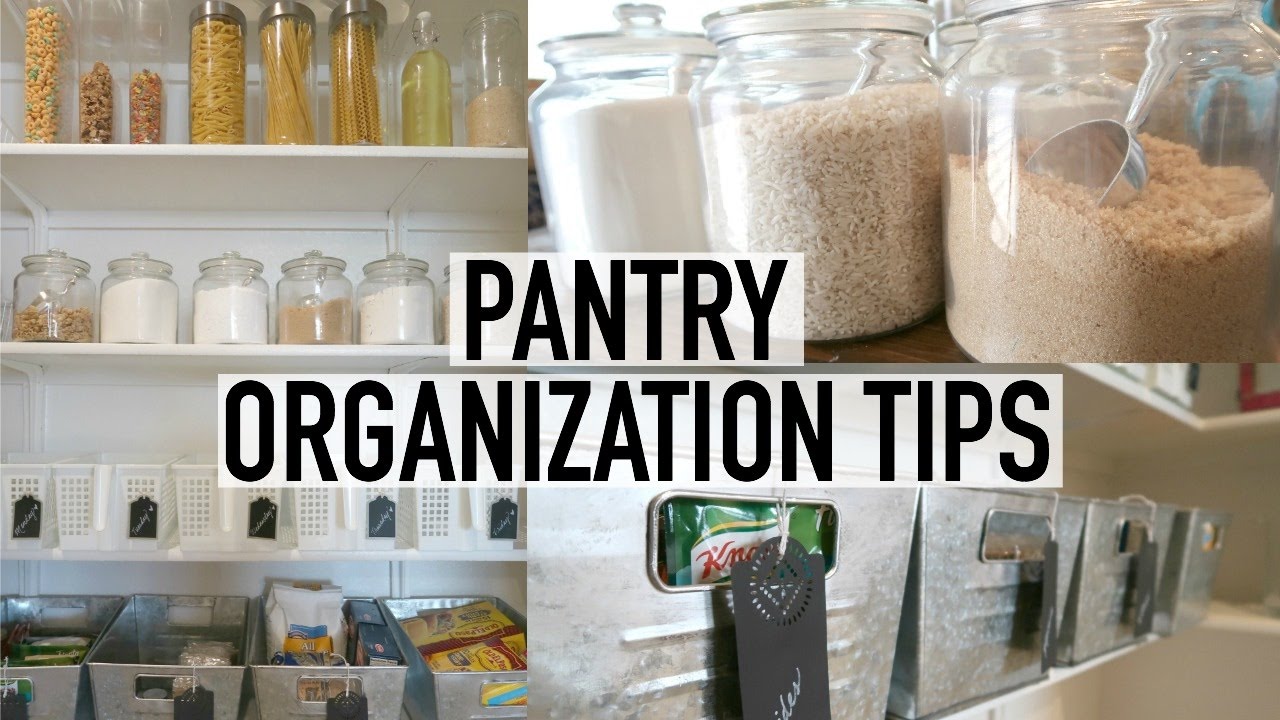 PANTRY ORGANIZATION + TOUR | 10 TIPS FOR AN ORGANIZED PANTRY | ORGANIZE