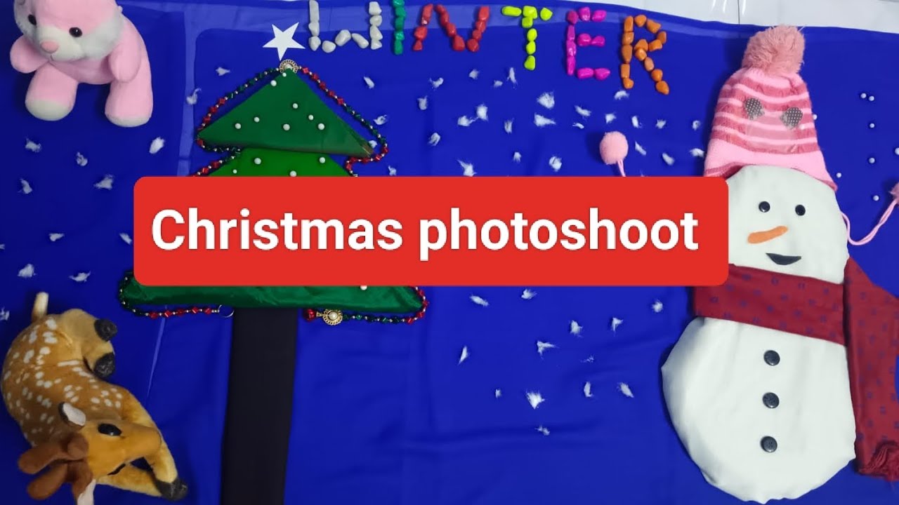 Unique Christmas photoshoot ideas|snowman photoshoot|Xmas tree photoshoot|dimple photoshoot|trending