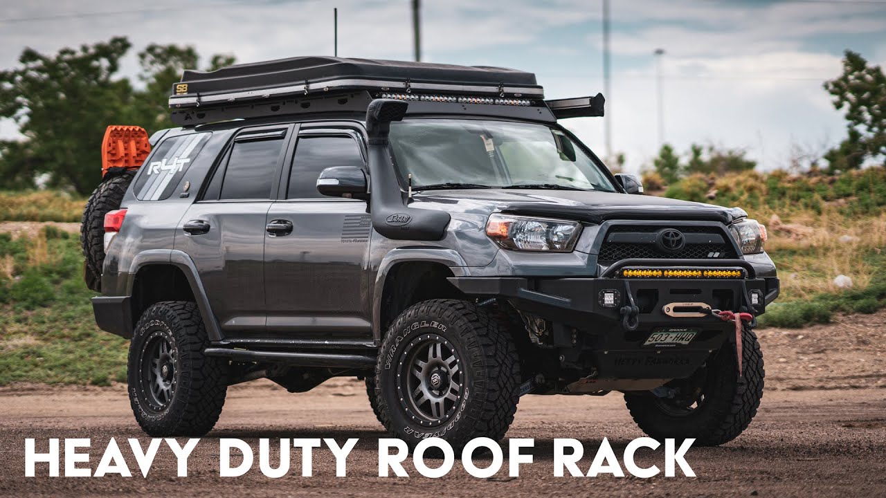 The Heavy Duty Overland Roof Rack for the 2010-2022 Toyota 4Runner